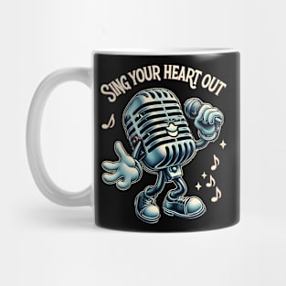 audio mic sing your heart out Mug